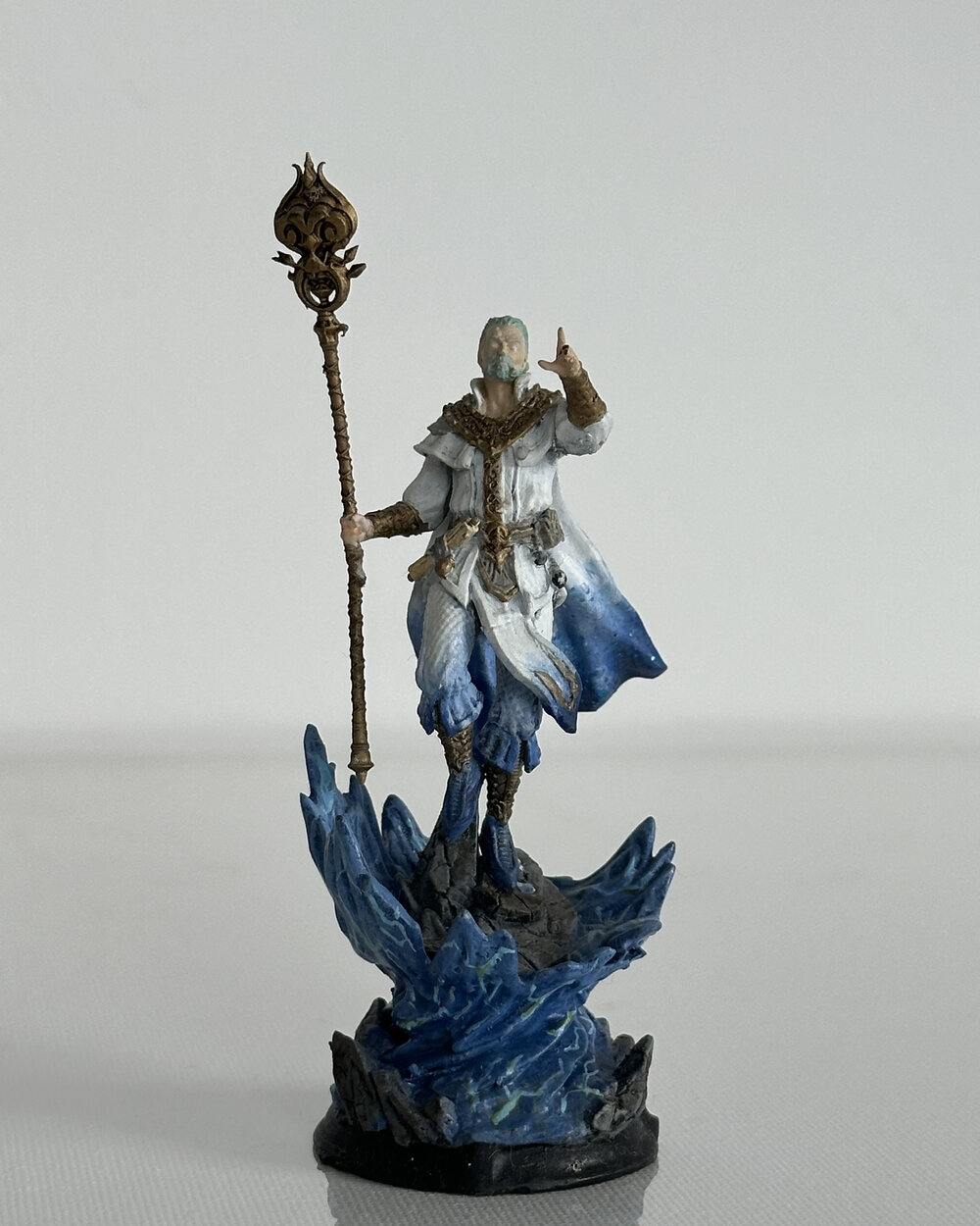 Painted miniature — ice mage