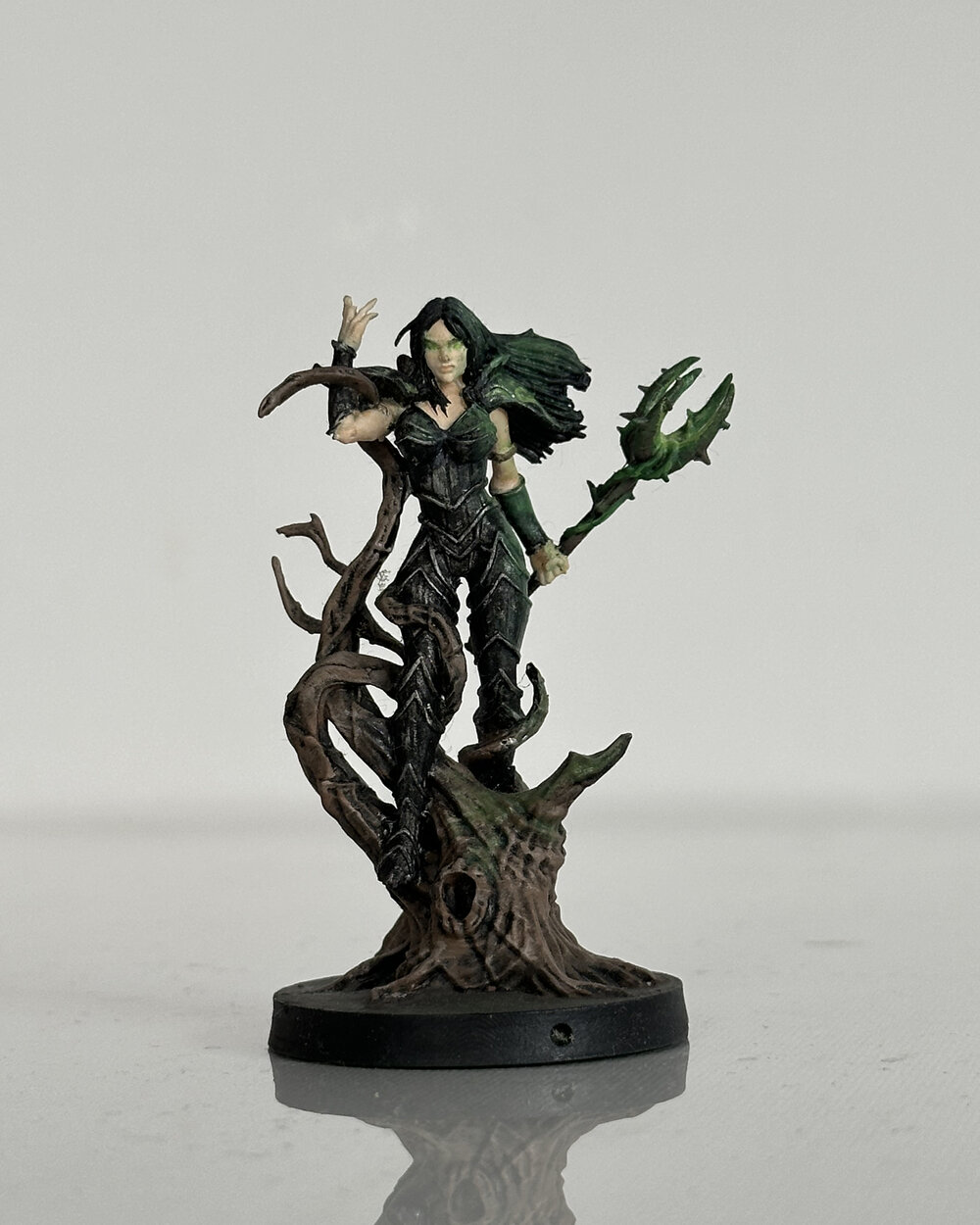Painted miniature — forest witch